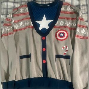 Disney / Marvel Captain America ugly Christmas sweater